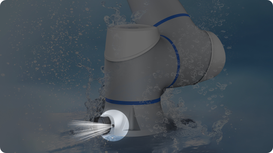 IP68,IP68 waterproof,DOBOT CRA-IP68,Waterproof Robot,IP68 Robots，CNC automation、Système pneumatique intégré
